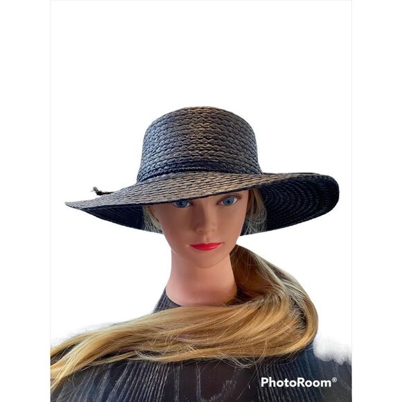 Black Boater Hat  - Picture 2 of 7
